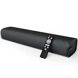 COWIN - Bluetooth Sound Bar Small Surround Sound 17Inch - Black