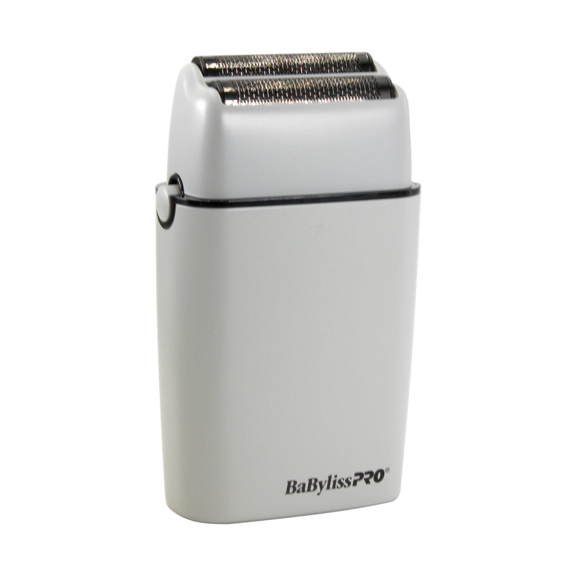 Alt View 1. Babyliss - BaByliss Pro LIMITED EDITION Cordless Metal Double Foil Shaver (Gray) FXFS2GY - Blue.