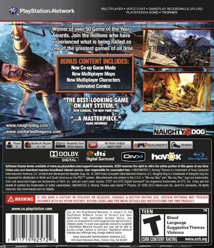 Uncharted 2: Among Thieves - PlayStation 3 (PS3) Game