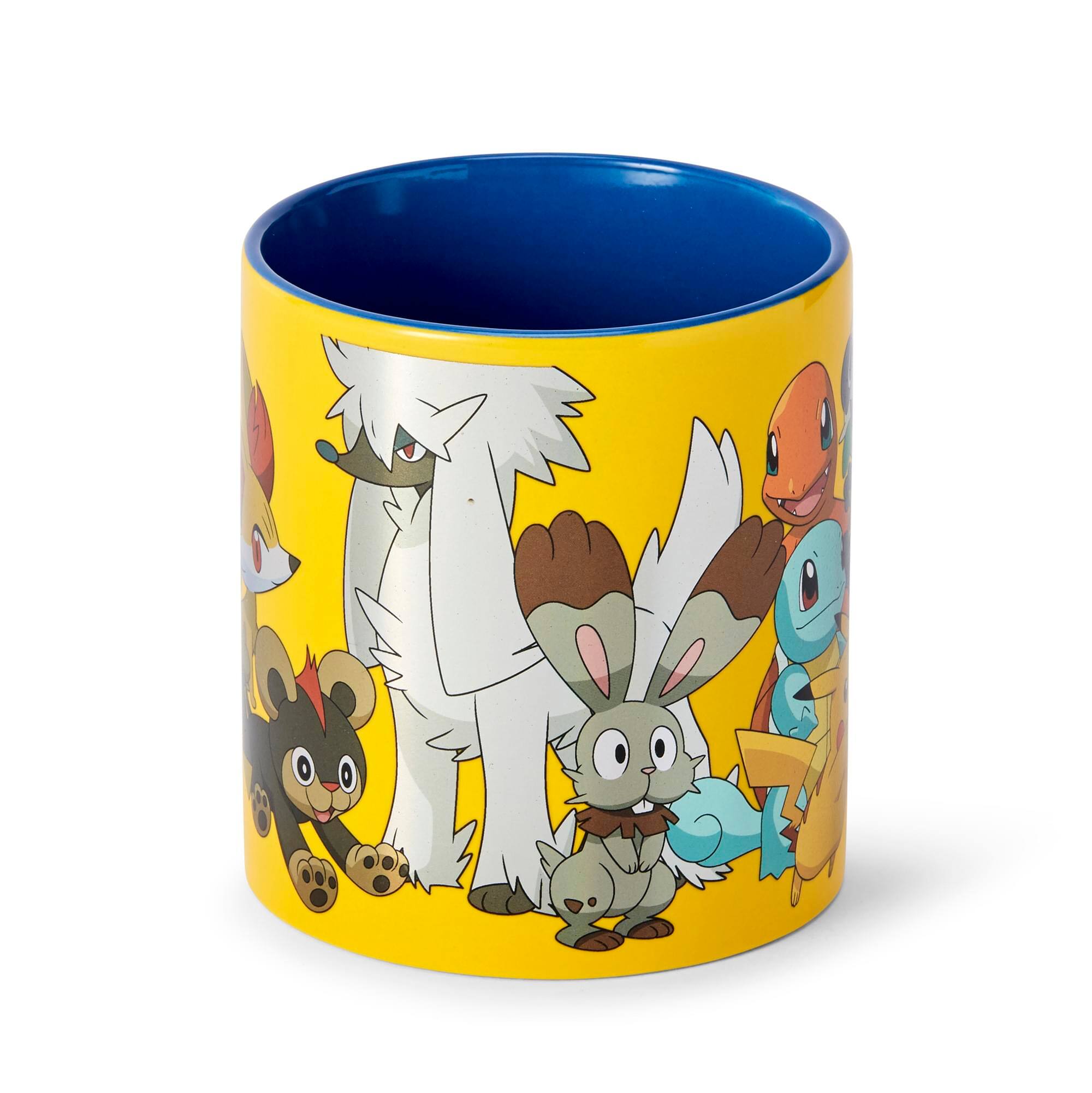 Alt View 10. Pokémon - Pokémon XY Series Large Pokémon Group Foil Print Coffee Mug | Holds 20 Ounces - Yellow.