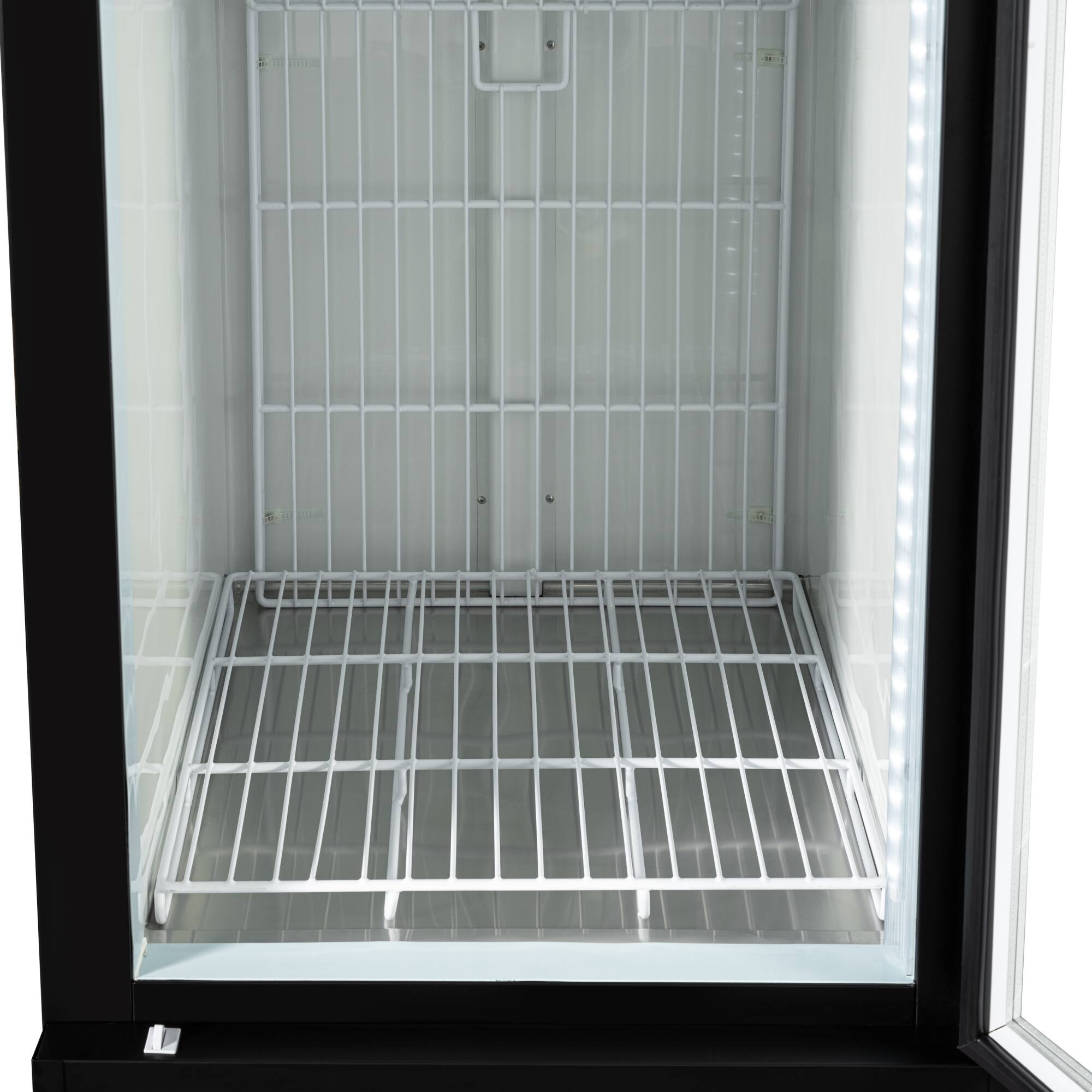 Alt View 3. Koolmore - 31 In. Commercial Indoor Glass Door Ice Merchandiser - Black.