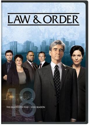 Front. Law & Order: The Eighteenth Year - DVD.