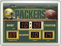 Best Buy Team Sports America Green Bay Packers Scoreboard Wall Clock Nfl0127 802
