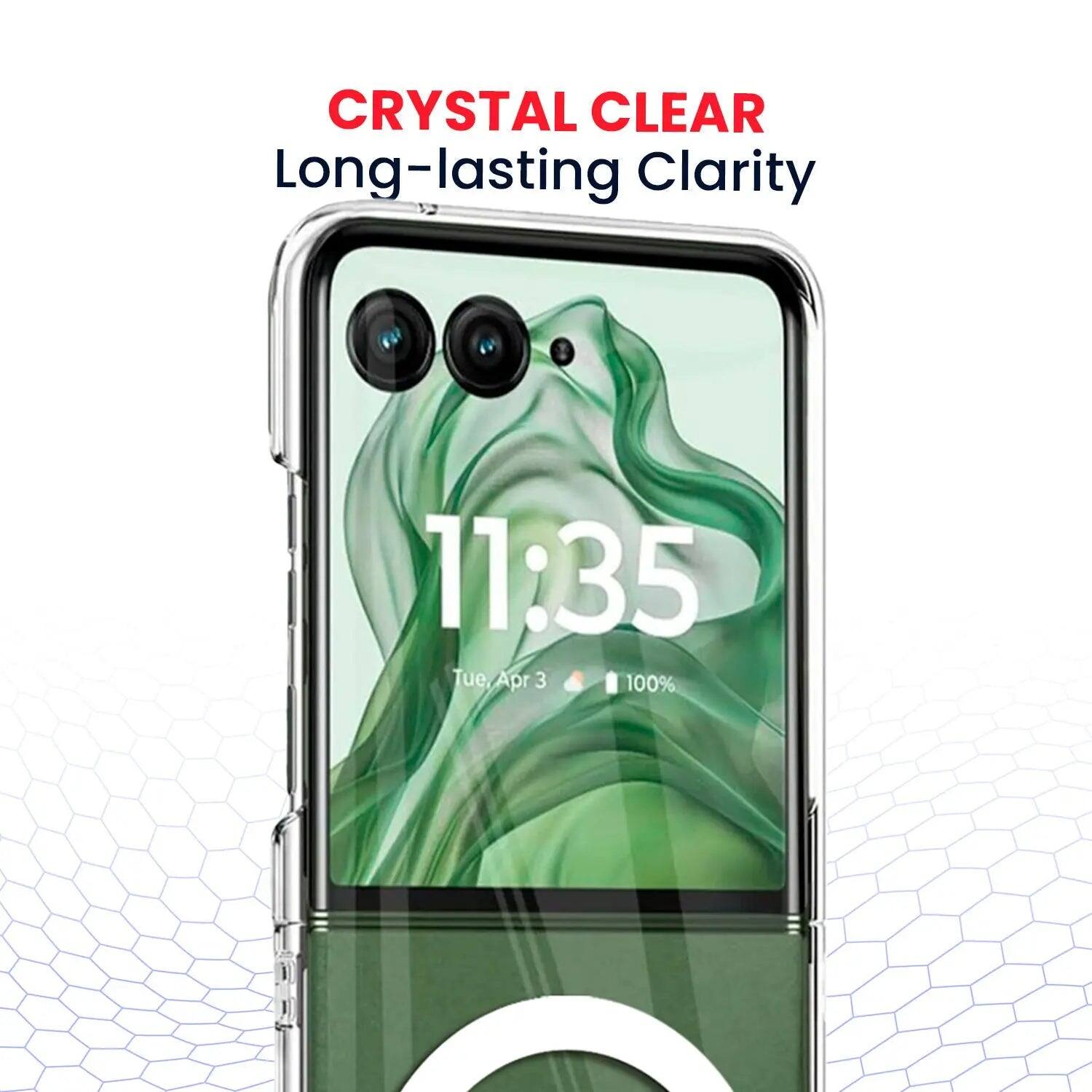 CRYSTAL CLEAR  
Long-lasting Clarity  
11:35  
Tue, Apr 3  
100%
