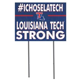 Jardine - Louisiana Tech Bulldogs 18'' x 24'' I Chose Lawn Sign - Blue