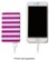 Alt View 1. Chic Buds - Slim Power Portable Charger - Pink/White.