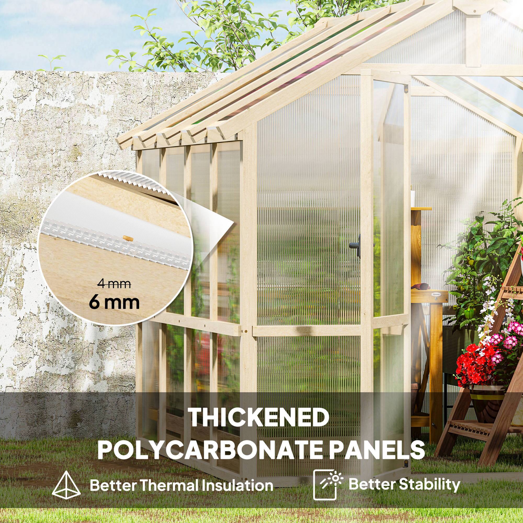 4mm 6 mm THICKENED POLYCARBONATE PANELS Better Thermal Insulation Better Stability