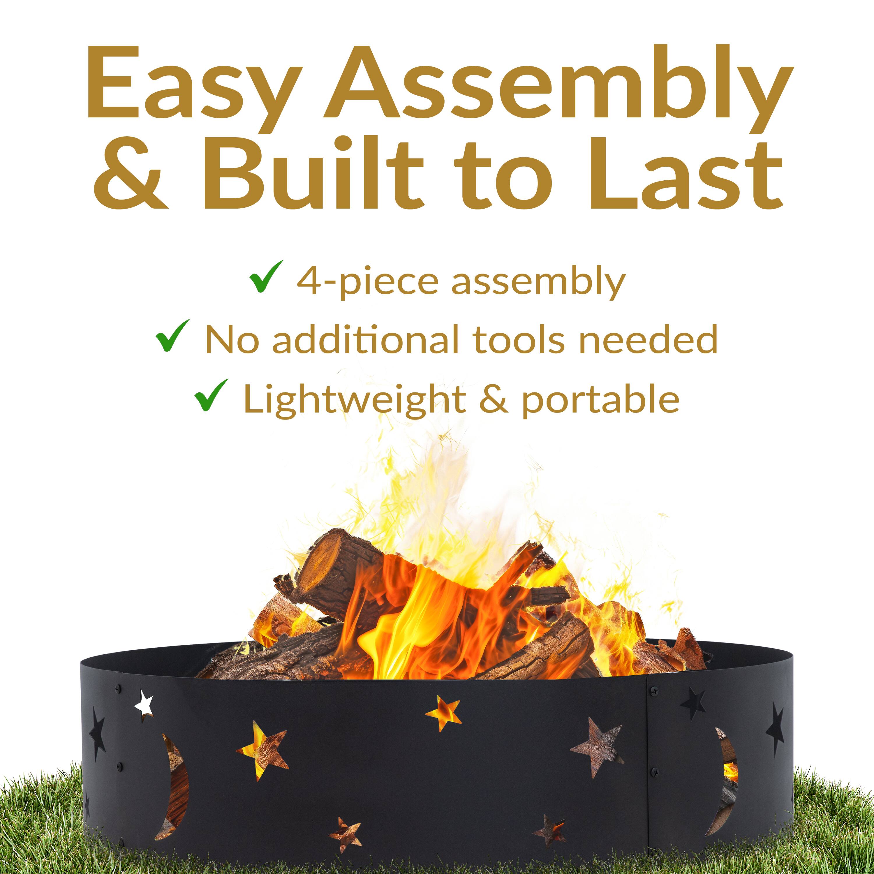 Easy Assembly & Built to Last

- 4-piece assembly
- No additional tools needed
- Lightweight & portable