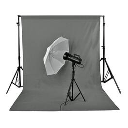 Neewer - 3x3.6m Professional Photography Grey Background, Collapsible, Backdrop ONLY