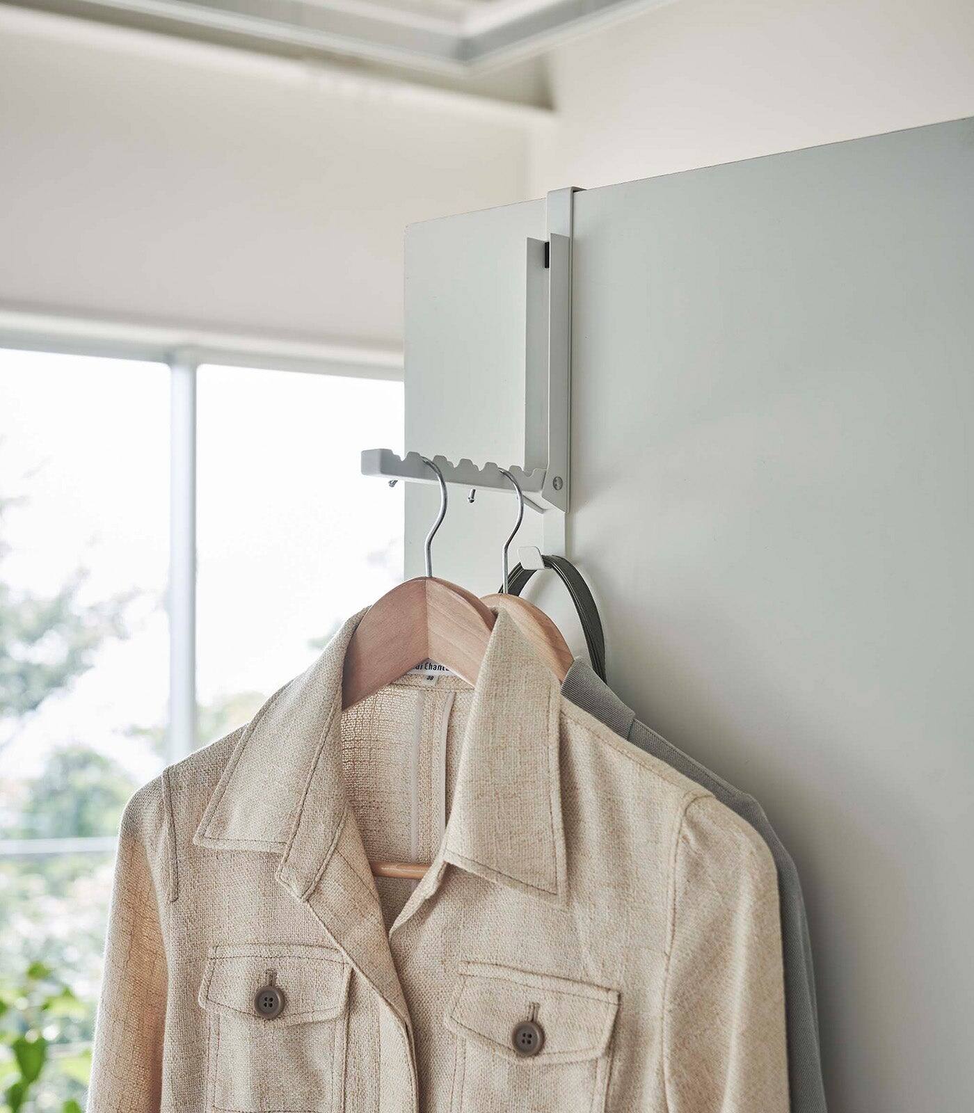 Alt View 1. Yamazaki Home - Over-the-Door Hook - Steel - White.