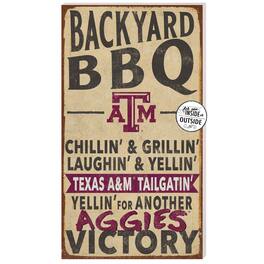 Jardine - Texas A&M Aggies 11'' x 20'' Indoor/Outdoor BBQ Sign - Tan