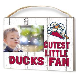 Jardine - Stevens Institute of Technology Ducks 8'' x 10'' Cutest Little Weathered Logo Clip Photo Frame - White