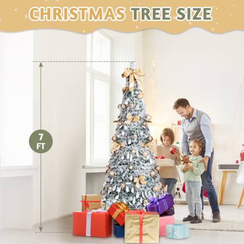 CHRISTMAS TREE SIZE  
7 FT