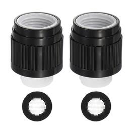 G1/2" Water Flow Control Valve, 2pcs Shower Head Shut Off Valve w/ Sealing Mesh Gasket for Shower Arm Handheld