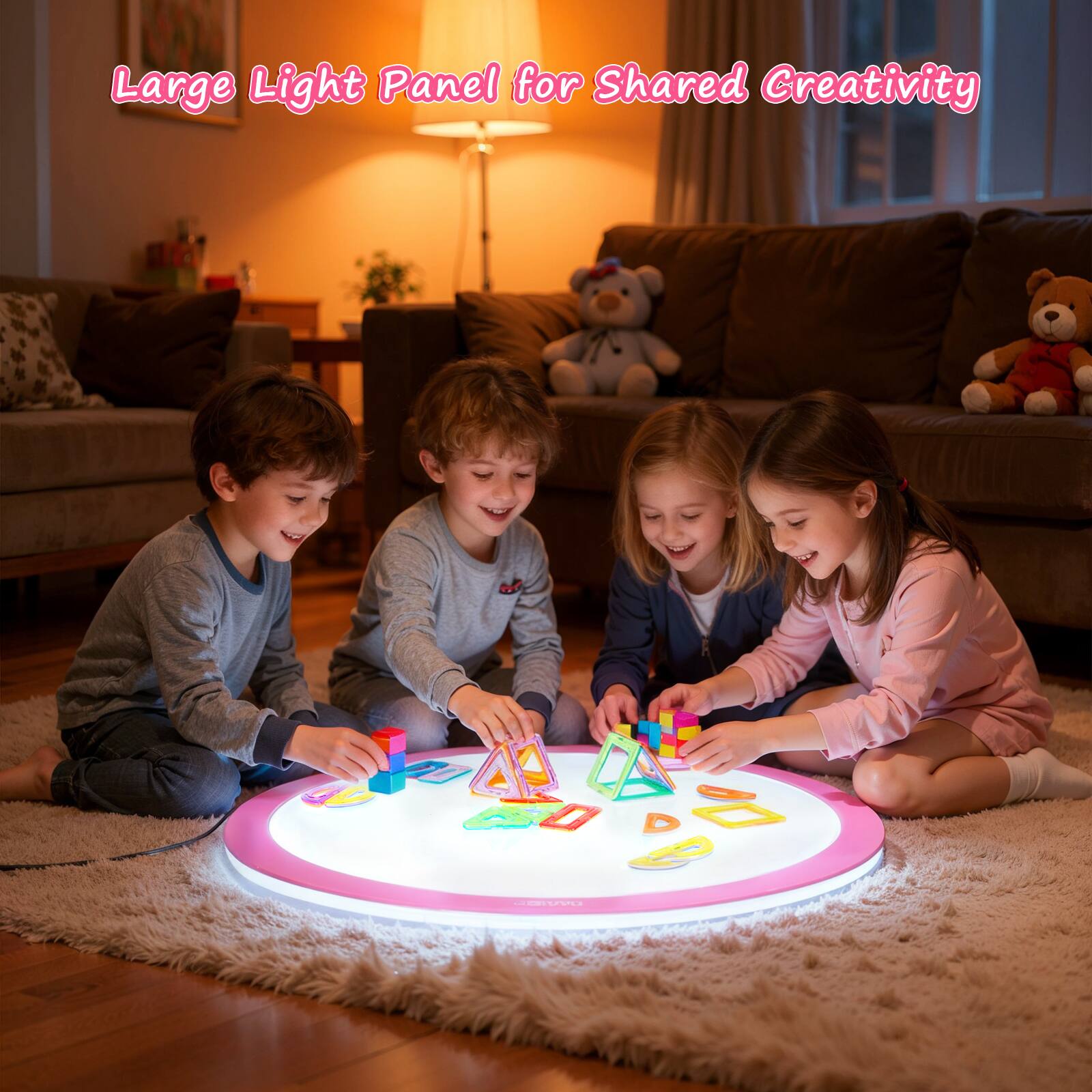 Large Light Panel for Shared Creativity