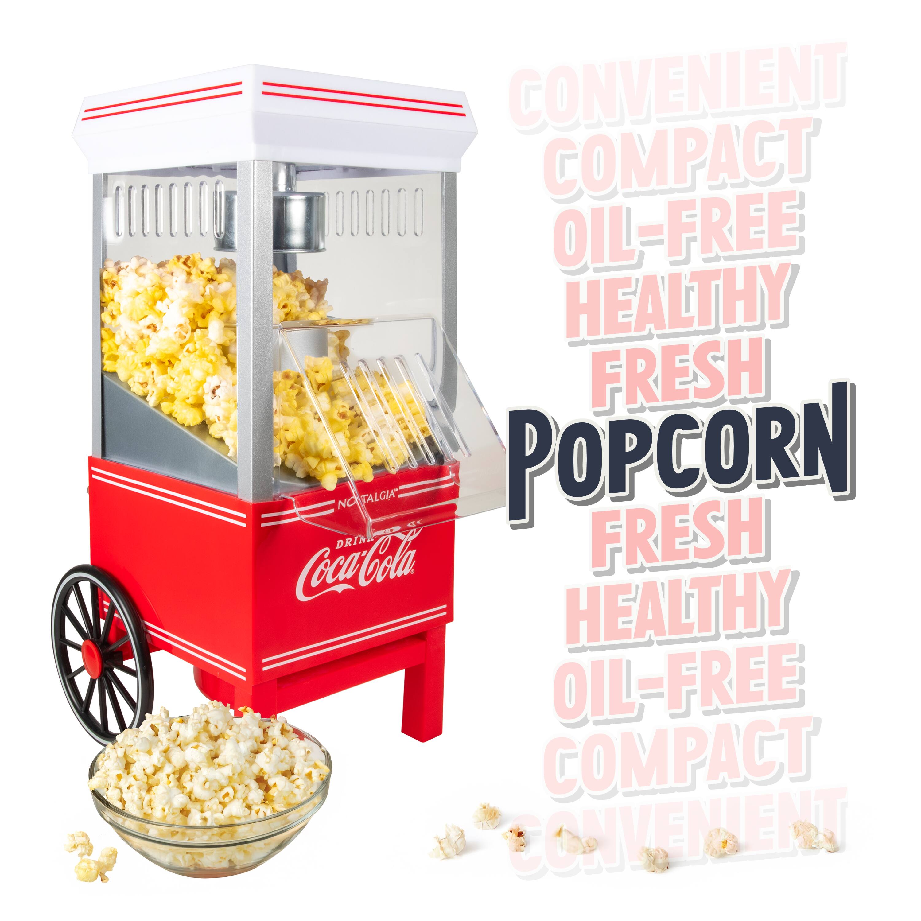 CONVENIENT COMPACT OIL-FREE HEALTHY FRESH POPCORN  
FRESH HEALTHY OIL-FREE COMPACT CONVENIENT