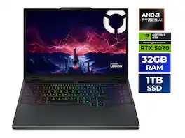 Lenovo - Legion 5 15.1" WQXGA, Ryzen AI 7 350, 32GB RAM, 1TB SSD, RTX 5070 8GB, Win 11, Eclipse Black