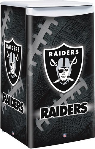 Angle Standard. Boelter - Oakland Raiders 3.2 Cu. Ft. Compact Refrigerator.
