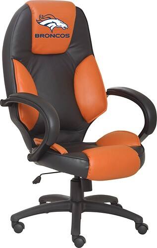 Angle Standard. Wild Sales - Denver Broncos Leather Executive Chair.