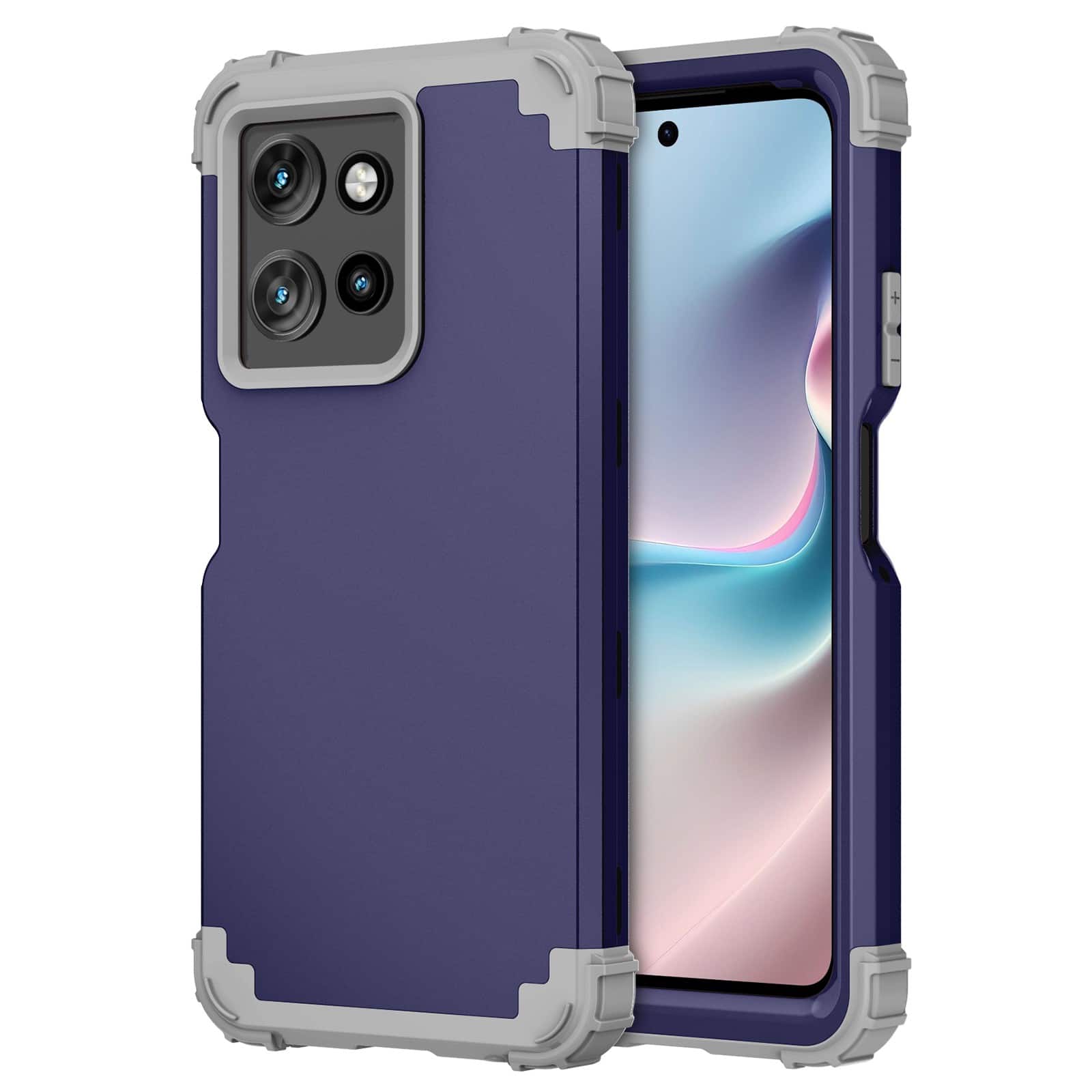 UUCOVER - Rugged Protective Case for Motorola Moto G Power 5G 2026/2025, Shockproof Silicone+PC Case Heavy Duty Back Cover - Darkblue