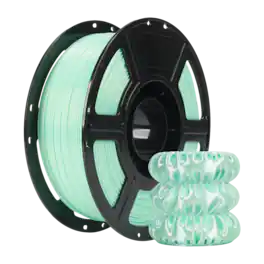 Flashforge - PLA Silk+ 3D Printer Filament-1.75mm-1kg (2.2 lbs) Spool - Bamboo Green