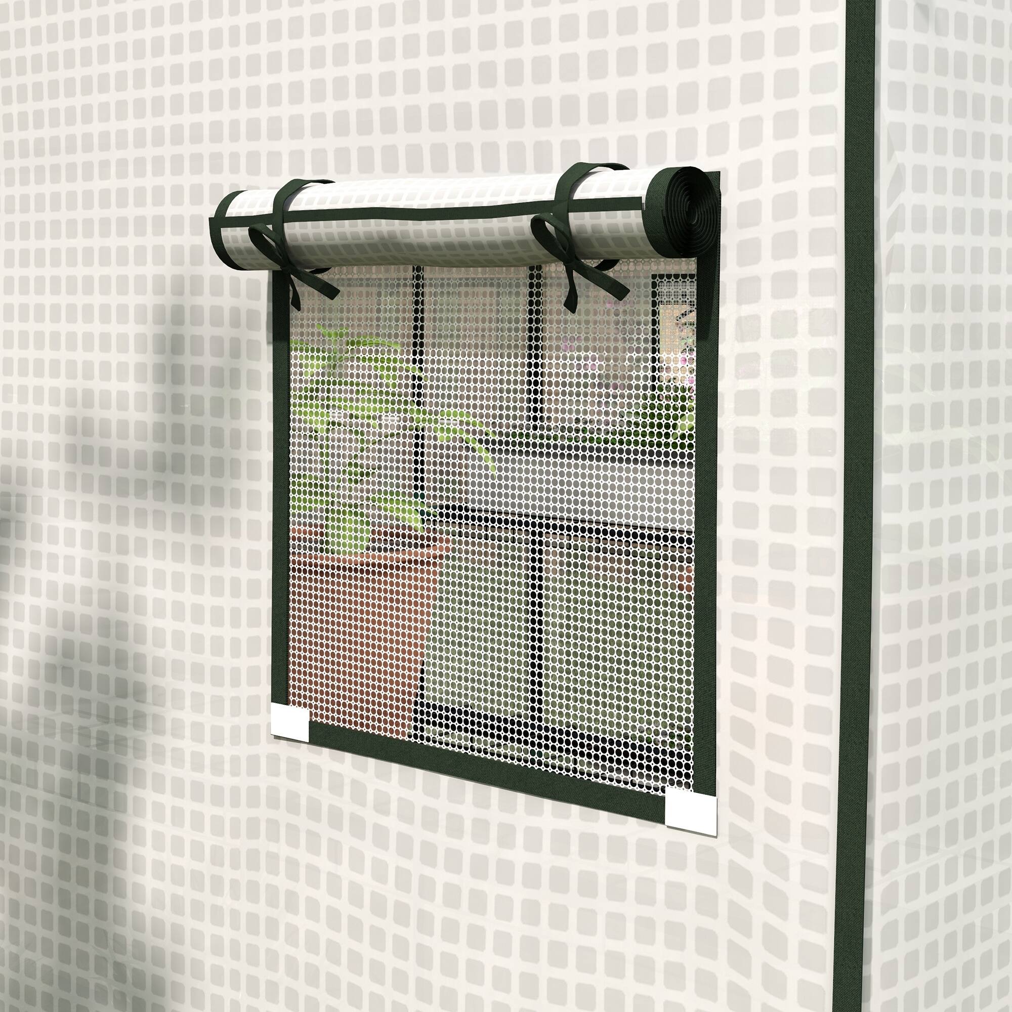 Alt View 8. Outsunny - Replacement Cover - White.