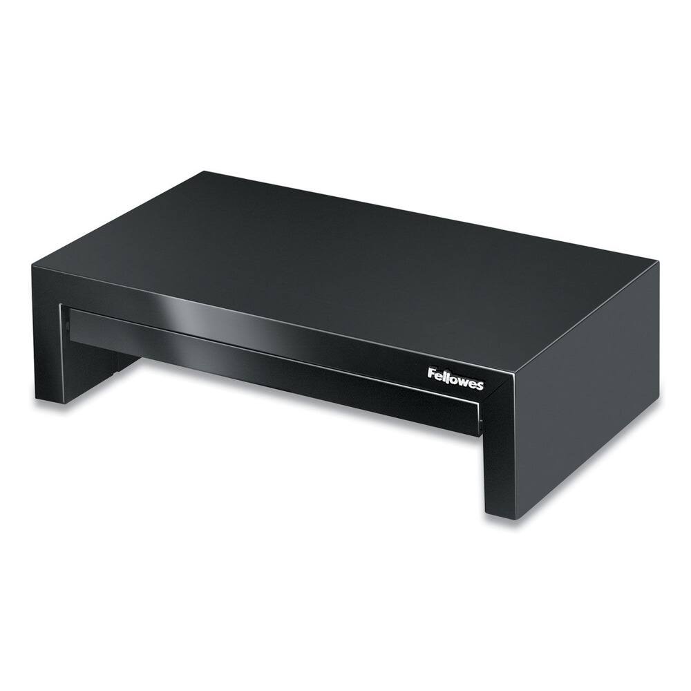 Fellowes - Designer Suites 40-lb. Capacity Monitor Riser for 21 in. Monitors Pearl - Black Pearl