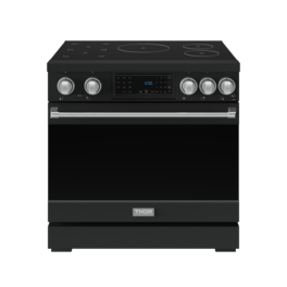 Gordon Ramsay Series by Thor Kitchen 6.0 Cu. Ft Freestanding Induction Range with Stainless Hardware - Matte Black