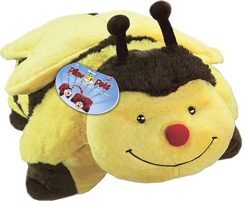 MOOKIE TOYS LARGE 18" GENUINE PILLOW PET BUMBLY BEE CUDDLY ANIMAL AS SEEN ON TV 