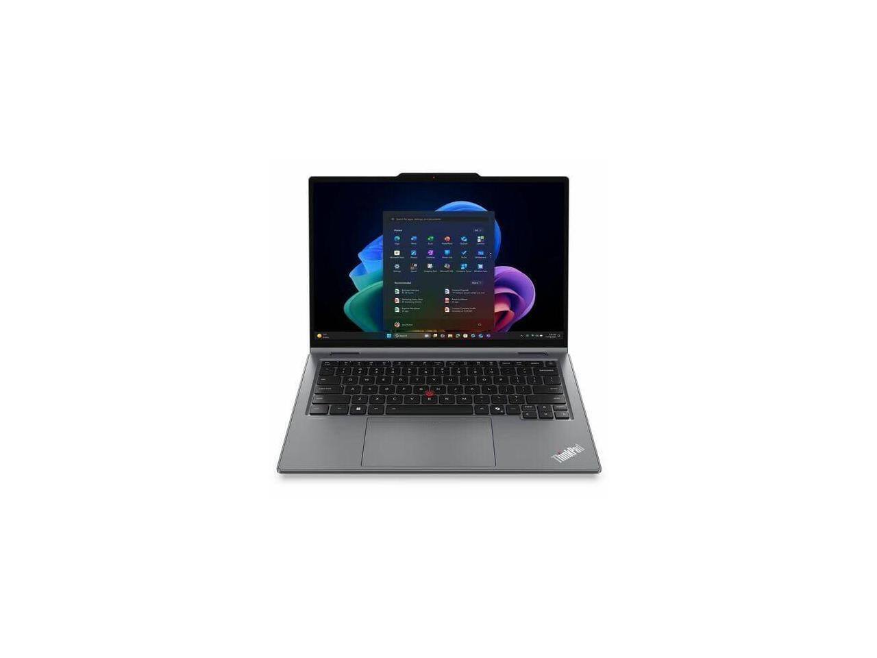 Alt View 7. Lenovo - Lenovo ThinkPad X1 Gen 11 Aura Edition 21V9001BUS 14" Touchscreen Convertible Copilot+ PC 2 in 1 Notebook - WUXGA - Gray.