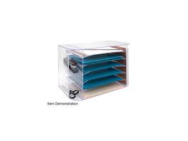 Business Source - 6-tray Jumbo Desk Sorter - 3 Pocket(s) - 6 Compartment(s) -
