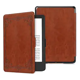 Kitcheniva - Leather Cover Slim Case For 6" All-New Kindle (11th Gen 2024/2022) - Brown