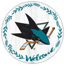 Fan Creations - San Jose Sharks 12" Welcome Circle Sign - Multicolor