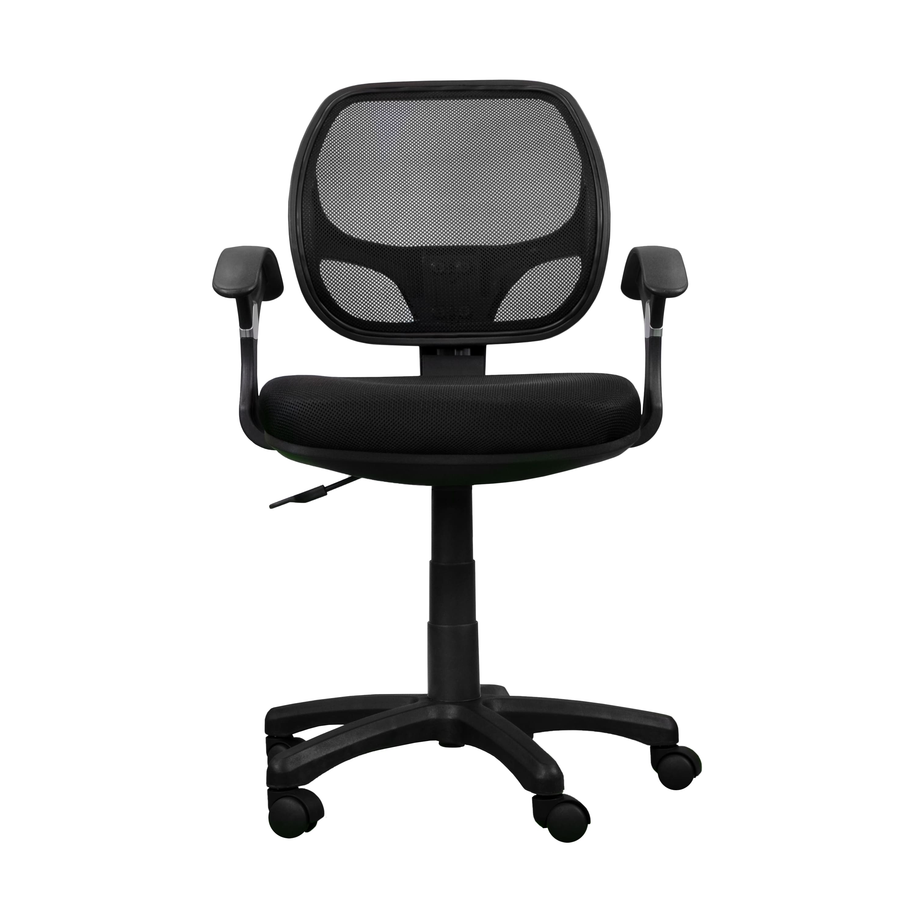 Forest'nSky - Techni Mobili Ergonomic Mid-Back Mesh Task Office Chair - Black