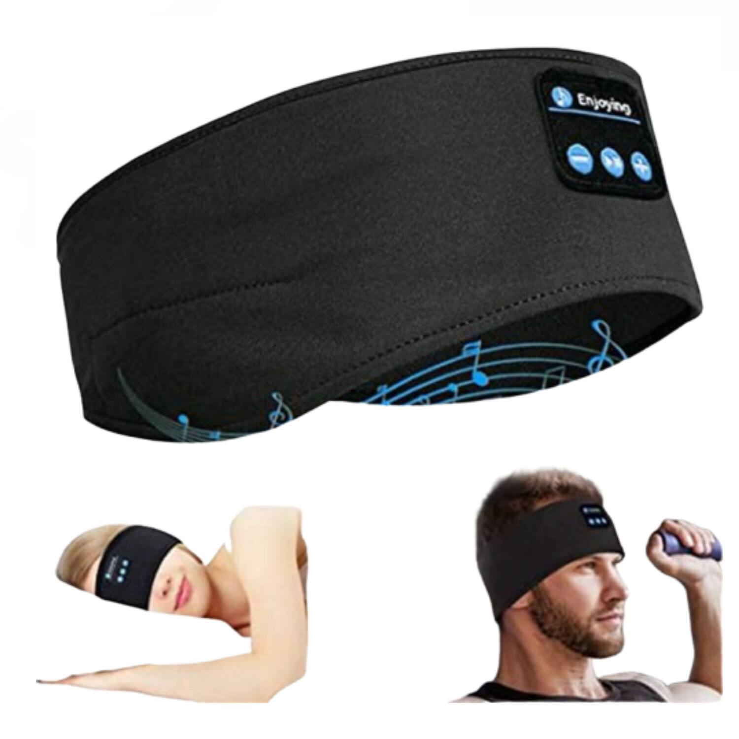 Back. Stock Preferred - Sleep Headphones Bluetooth Headband Black - Black.