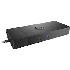 Front. Dell - WD19DCS (Dell FMDC0) Performance Dock - Power Delivery - 210 Watts - USB-C - RJ45 - HDMI - Windows.