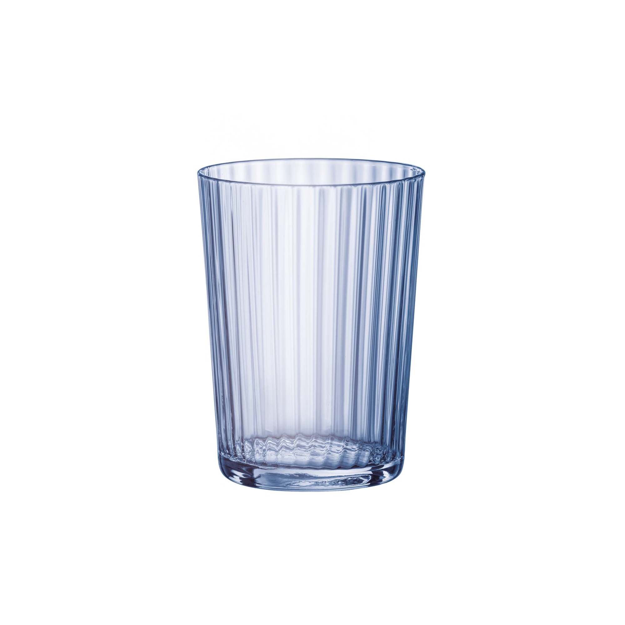 Angle. Bormioli Rocco - Bormioli Rocco Gin Fizz Tumblers, Sapphire Blue 17 Oz (Set of 12) - Clear.