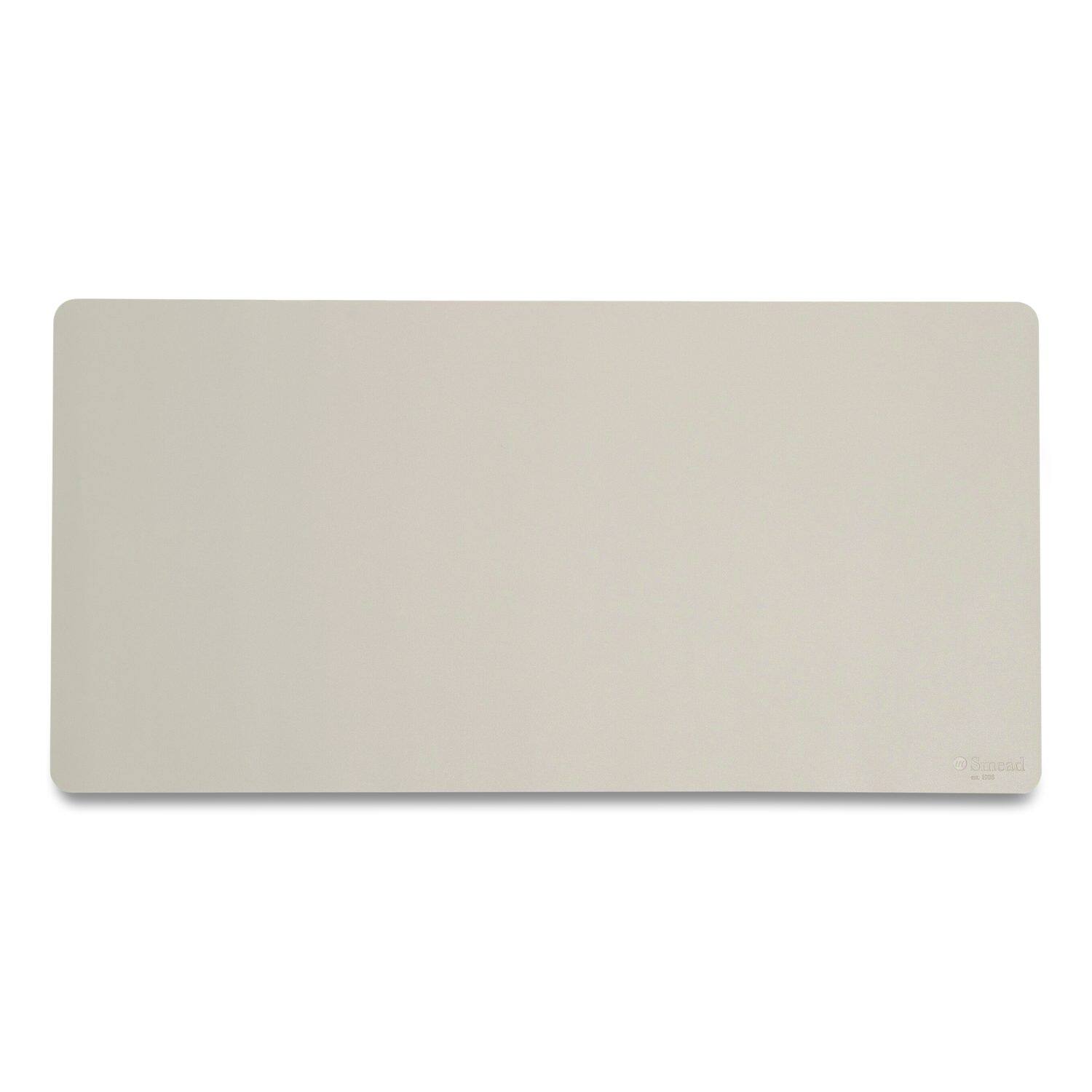Front. Smead - Vegan Leather Desk Pads 31.5" x 15.7" Sandstone.