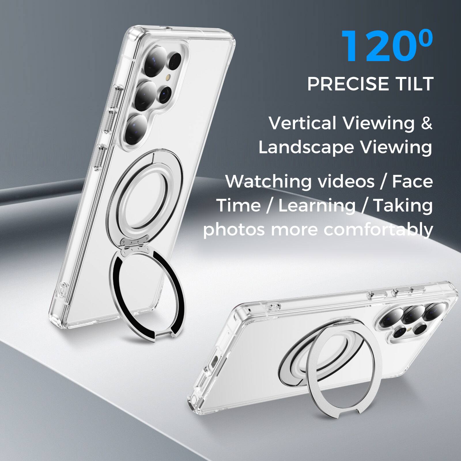 120° PRECISE TILT  
Vertical Viewing & Landscape Viewing  
Watching videos / Face Time / Learning / Taking photos more comfortably
