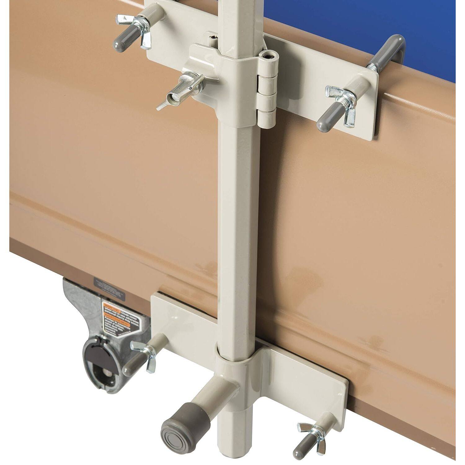 Alt View 3. Invacare - 7740A Bed Trapeze Bar with Handle, Two-Piece Assist Bar for Patient Mobility Home Use - Grey.