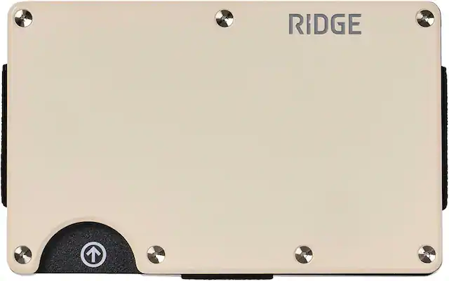 The Ridge Wallet - MONACO CASH STRAP - White