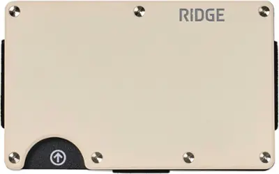 The Ridge Wallet - MONACO CASH STRAP - White