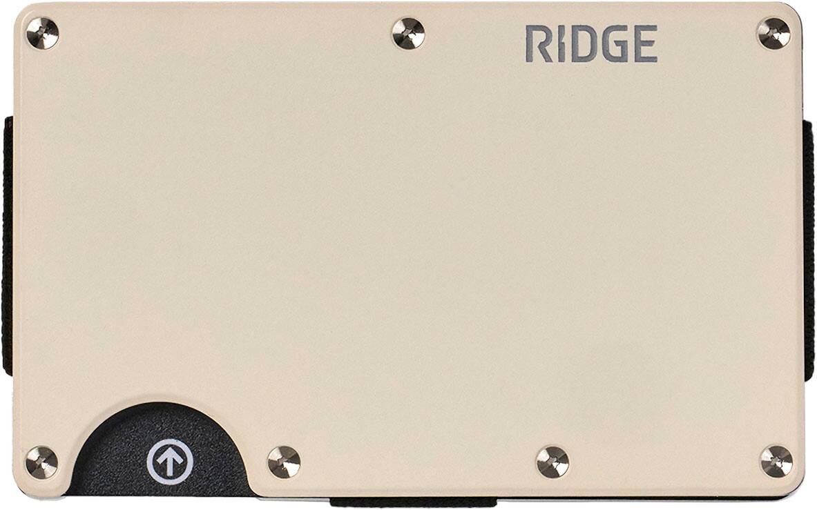 The Ridge Wallet - MONACO CASH STRAP - White