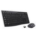 Logitech - MK270 Full-size Wireless Membrane Keyboard and Mouse Bundle for PC - Black