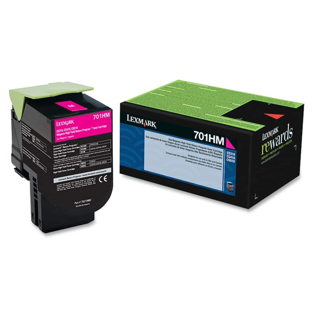 Lexmark - 70C1Hm0 701Hm High Yield Return - Magenta price history on PriceWatchPro