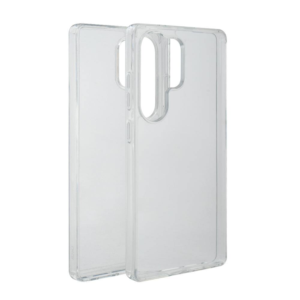 Front. Reiko - High Quality 2X Clean Pc And Tpu Bumper Case In Clear For Samsung Galaxy S25 Ultra - Clear.