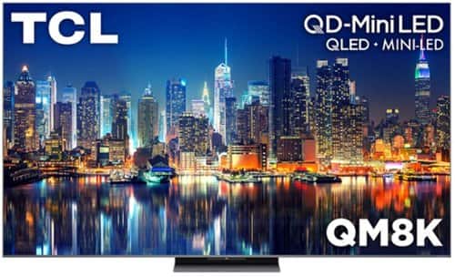 TCL - 85" Class QM8K Series 4K UHD HDR QD-Mini LED Smart TV with Google TV (2025)