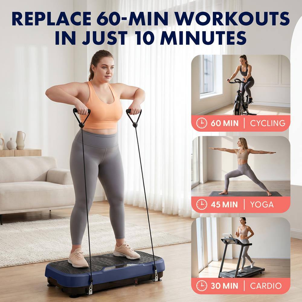 REPLACE 60-MIN WORKOUTS IN JUST 10 MINUTES

60 MIN | CYCLING

45 MIN | YOGA

30 MIN | CARDIO