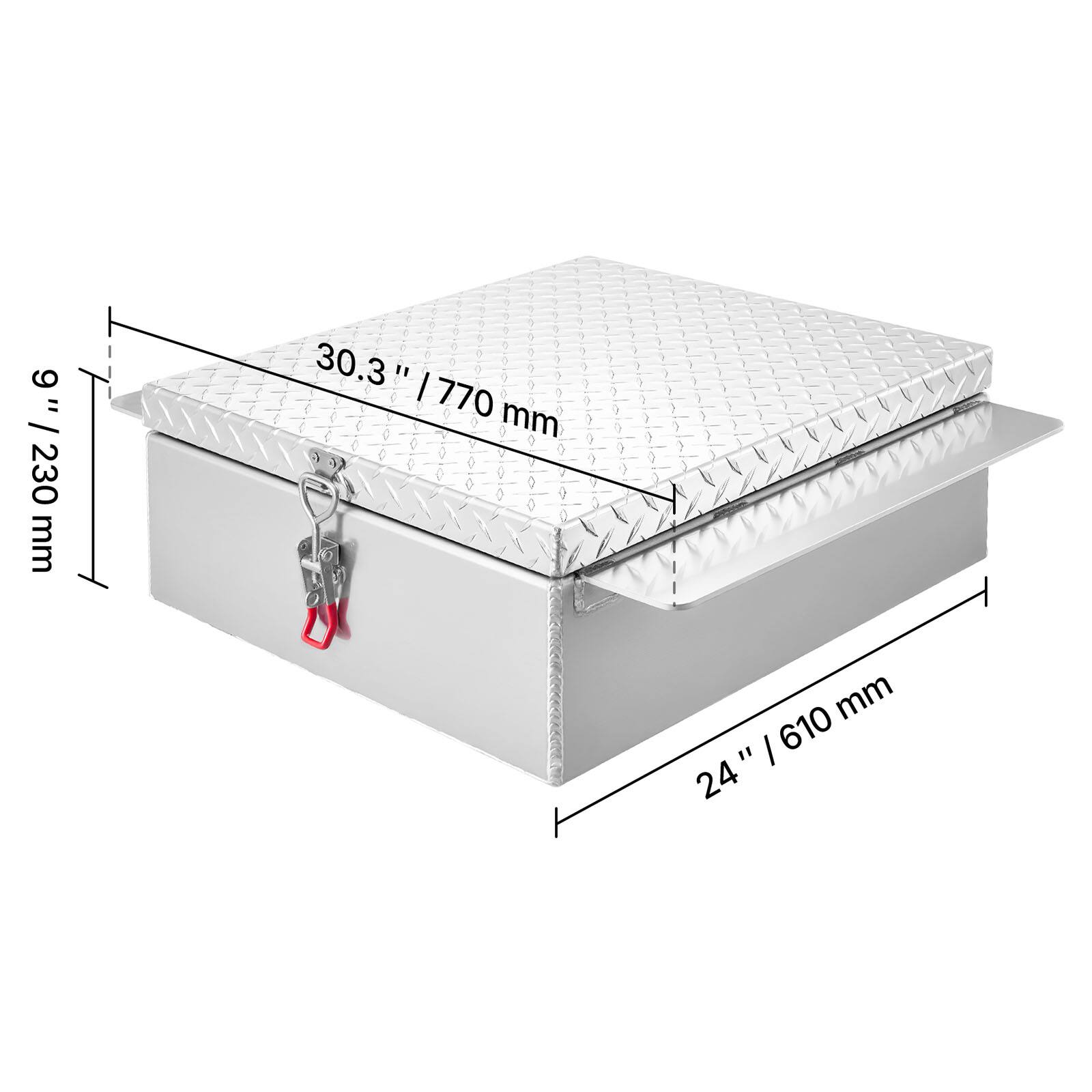 9" / 230 mm  
30.3" / 770 mm  
24" / 610 mm