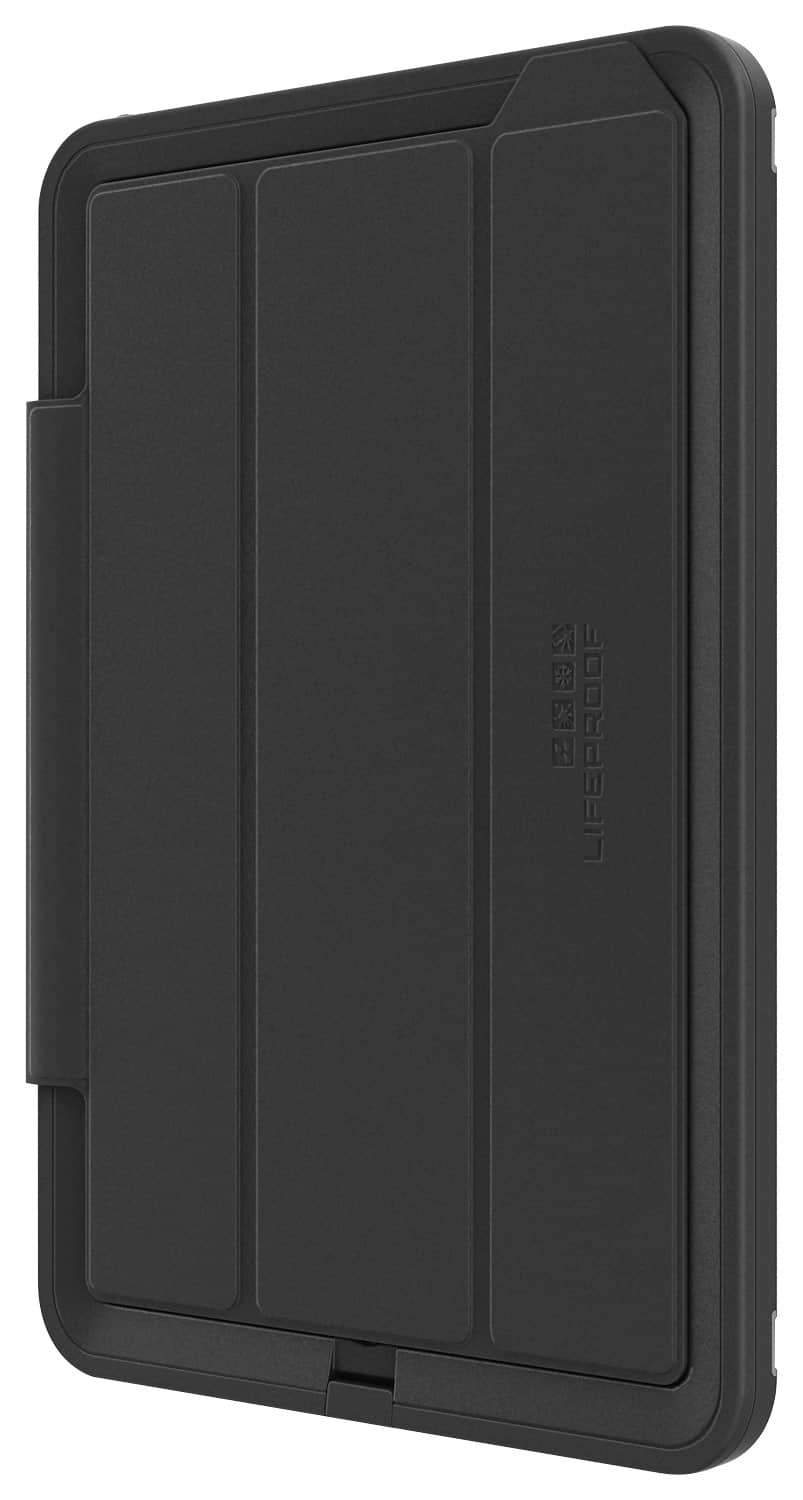 Front. LifeProof - frē Cover for Apple® iPad® Air - Black.